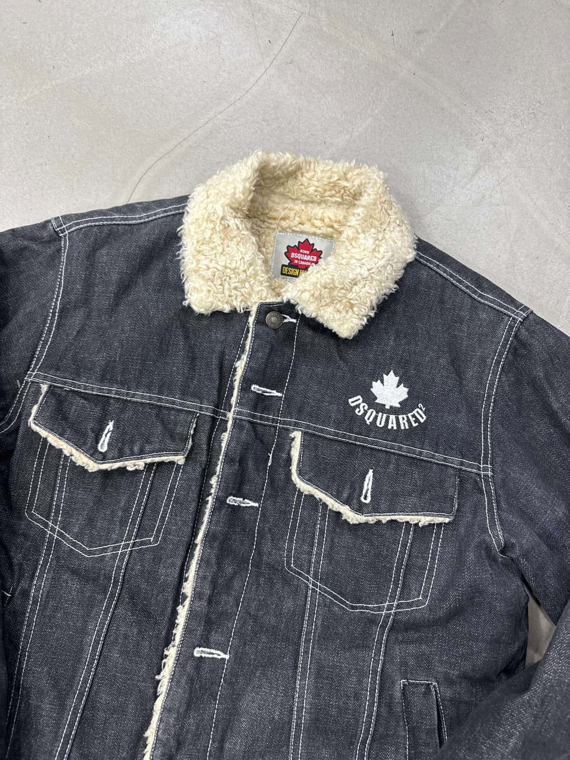 디스퀘어드 양털 청자켓 상품이미지2