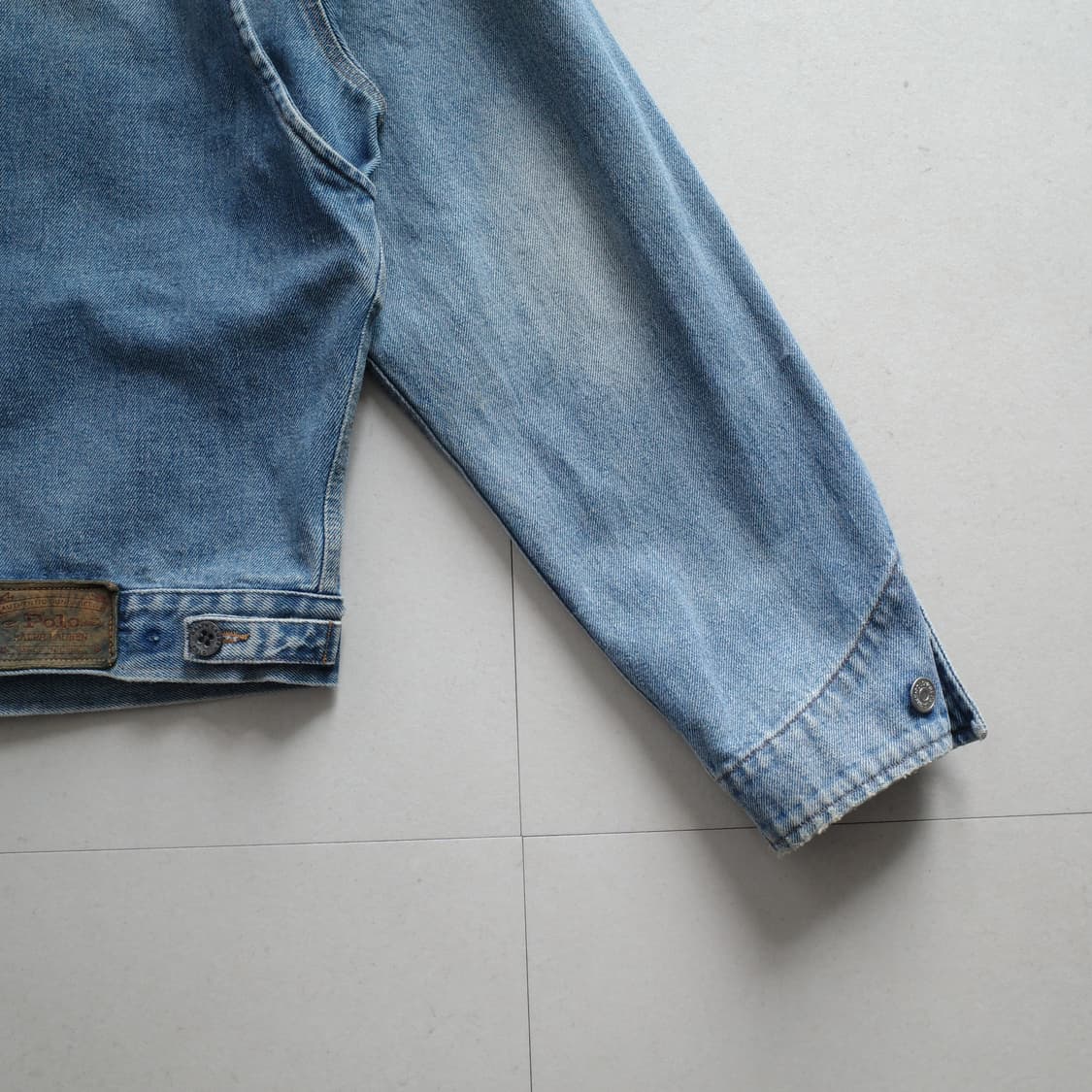 90s 폴로 랄프로렌 MADE IN USA 데님 트러커 자켓 상품이미지8