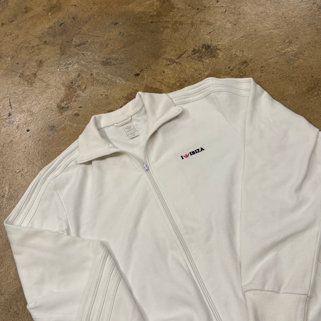 아디다스 이비자 화이트 져지 트랙탑 105 상품이미지1