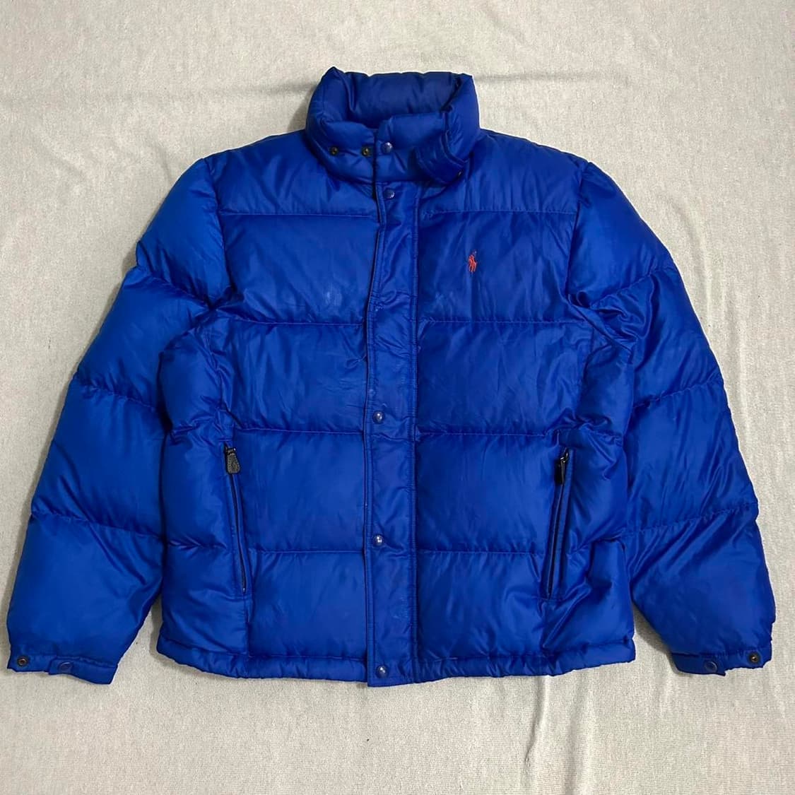 폴로 랄프 로렌의 로열 블루 패딩 자켓 상품이미지1
