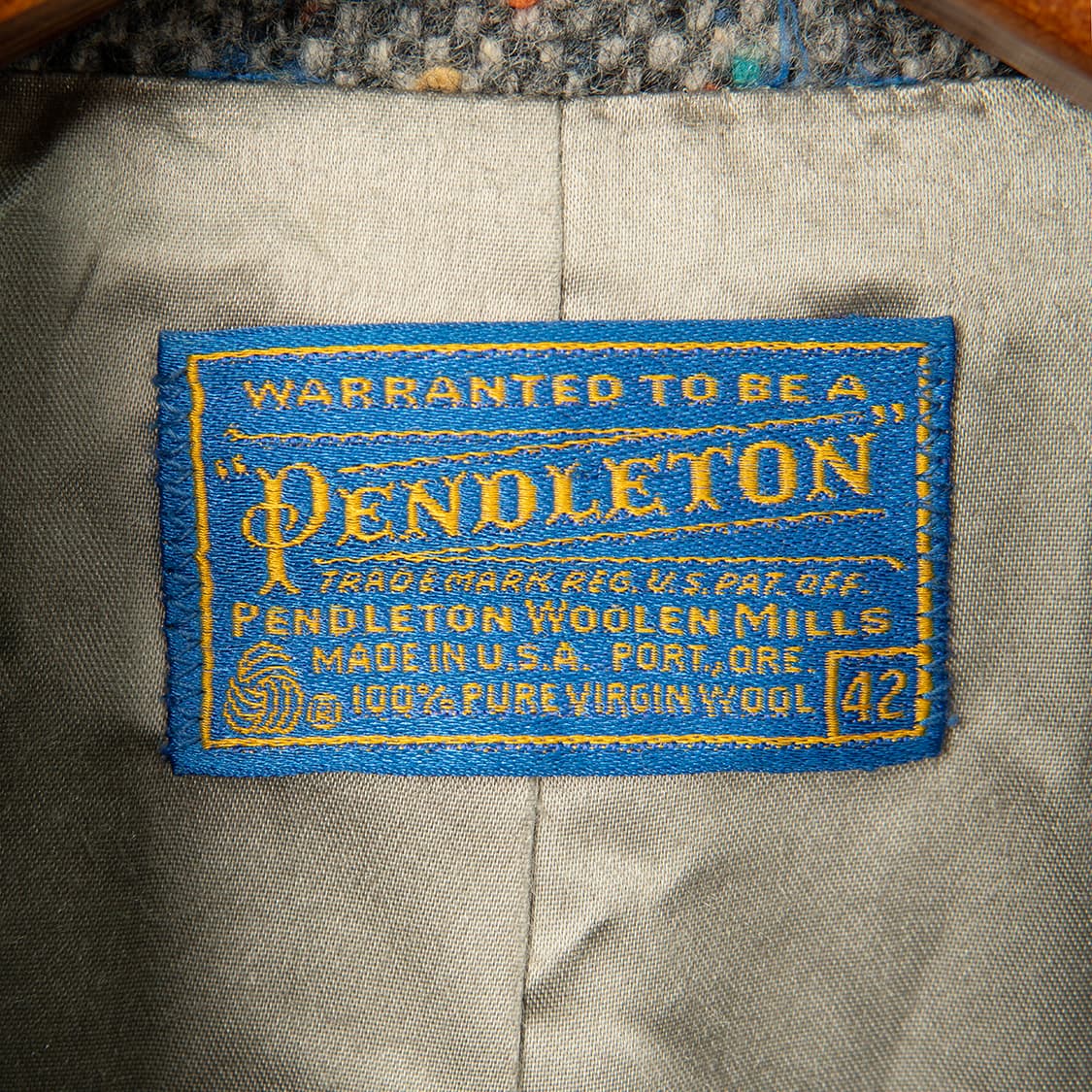 [42] 60s PENDLETON 펜들턴 USA 울 하프코트  상품이미지9