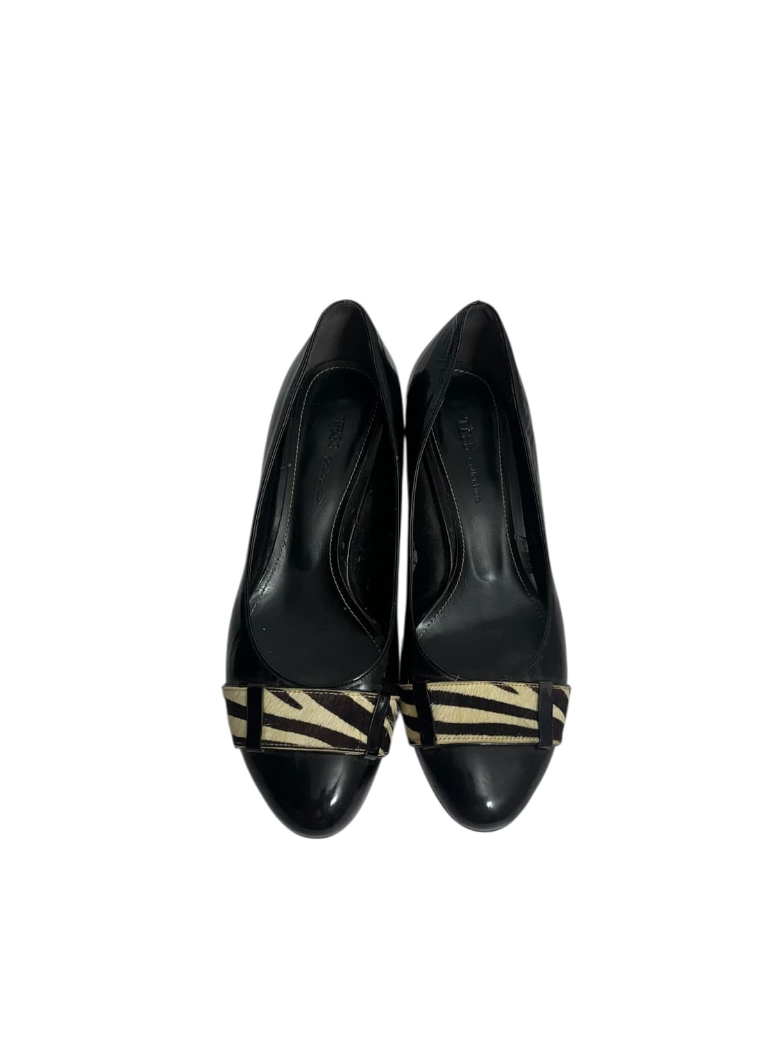 tess 블랙 레더 제브라 토 힐 240 상품이미지2