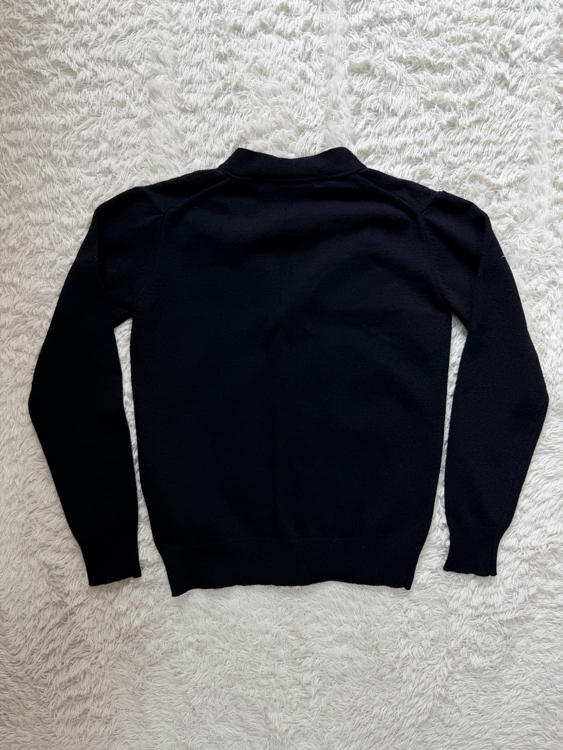 꼼데가르송 플레이 레드 하트 와펜 가디건 (블랙) 상품이미지6