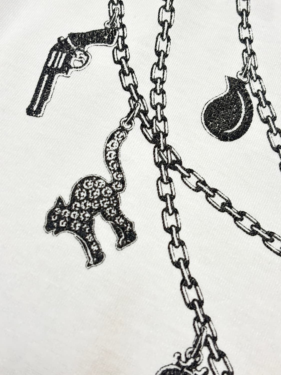 Number (N)ine 04ss Chain Graphic T Shirt 상품이미지3