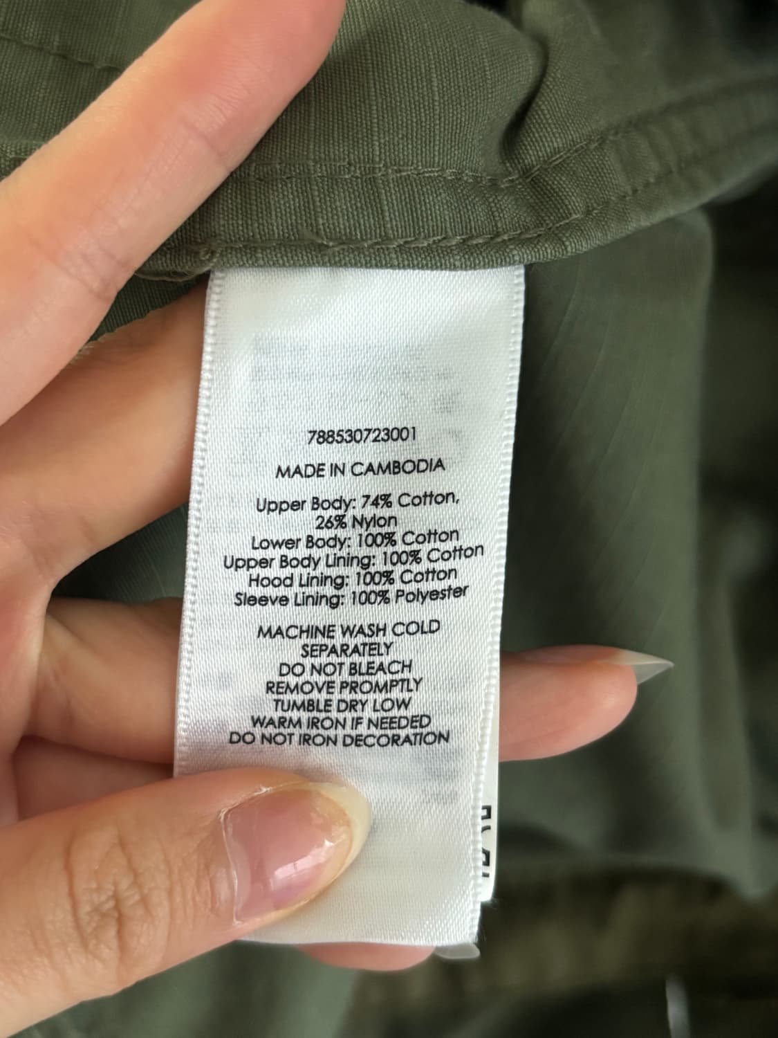 Denim&supply 데님 앤 서플라이 랄프로렌 밀리터리 야상 후드 자 상품이미지9