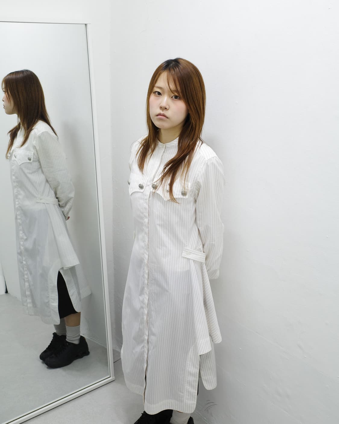 Calvin Klein Mock Neck Dress 상품이미지1