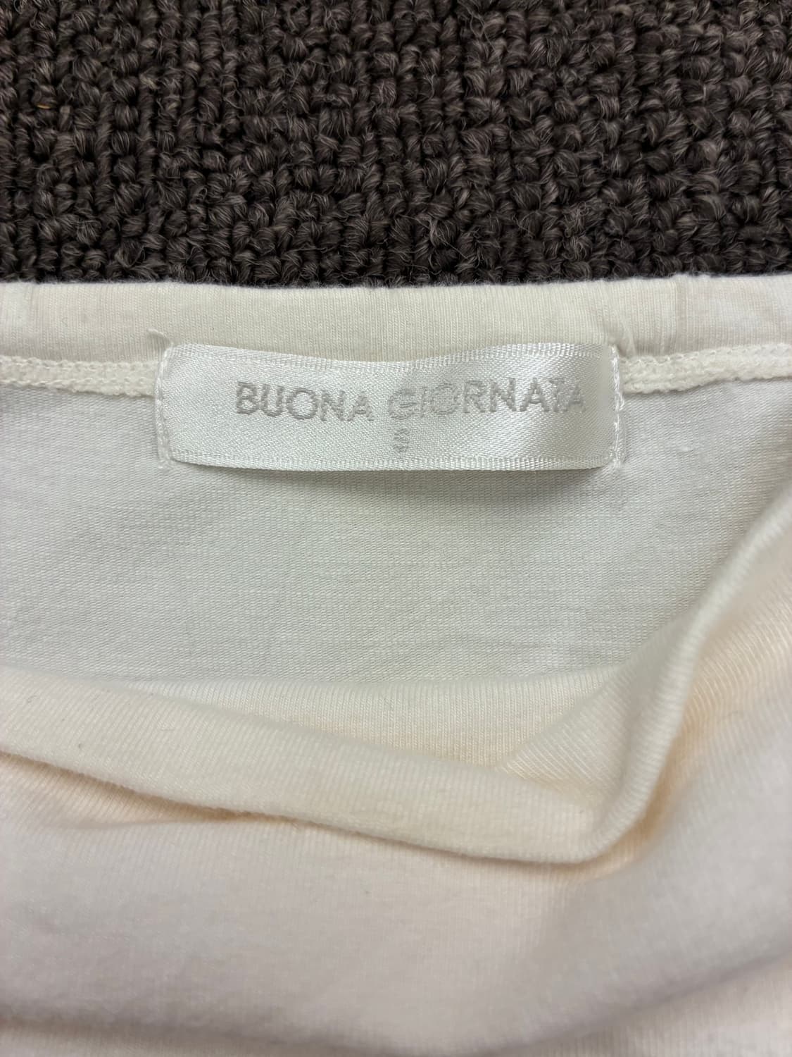 S)Bouna Giornata 빈티지 여성 셔링 디테일 슬리브리스 상품이미지4