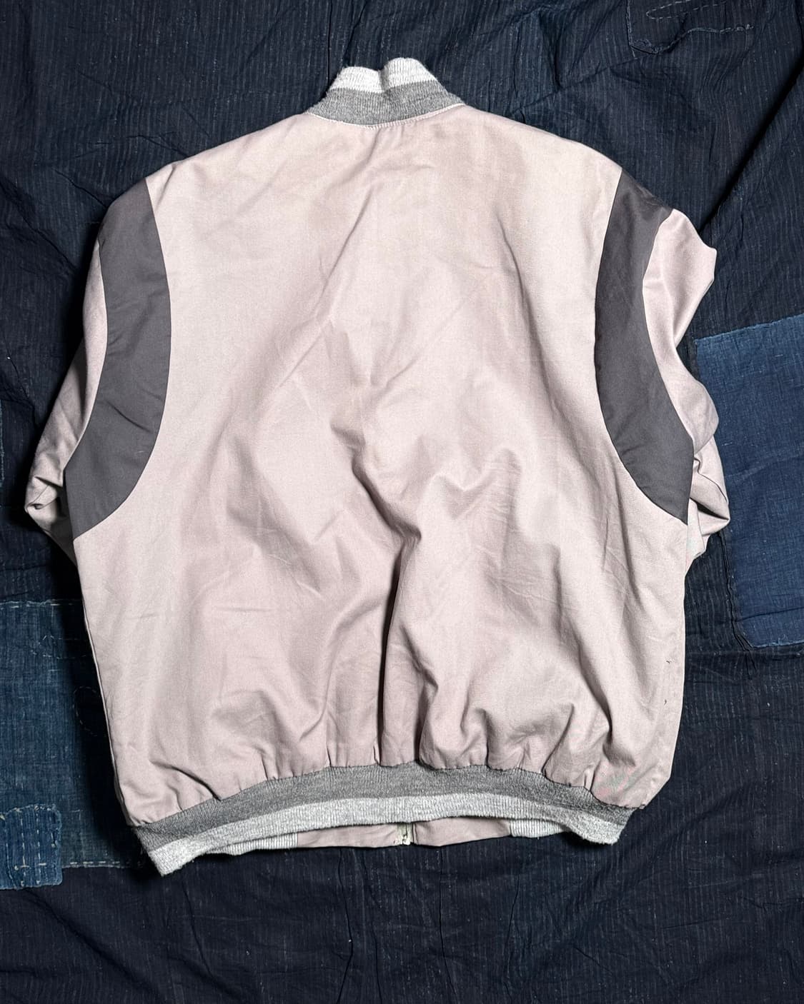 아메리칸 빈티지 투톤 컬러 블루종 XL 상품이미지5