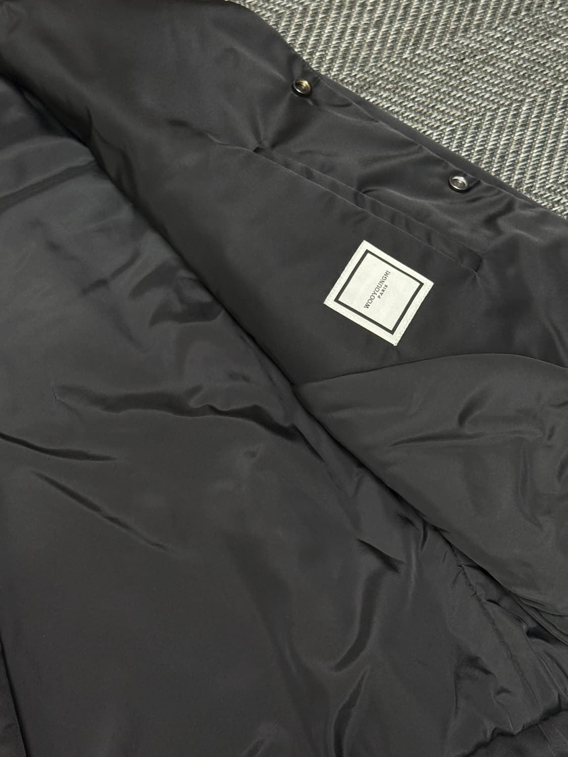 우영미 나일론 크롭자켓 블랙 사이즈 50 상품이미지4