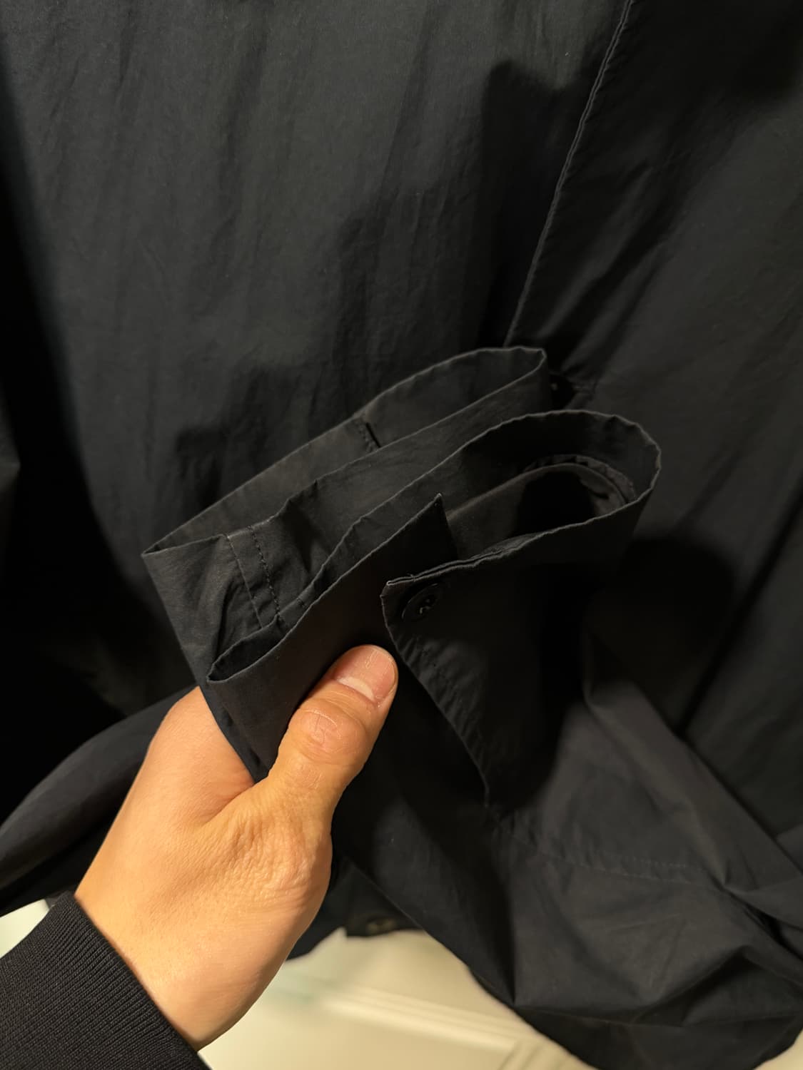 포터리 수피마 코튼 블루종 네이비 2 상품이미지7