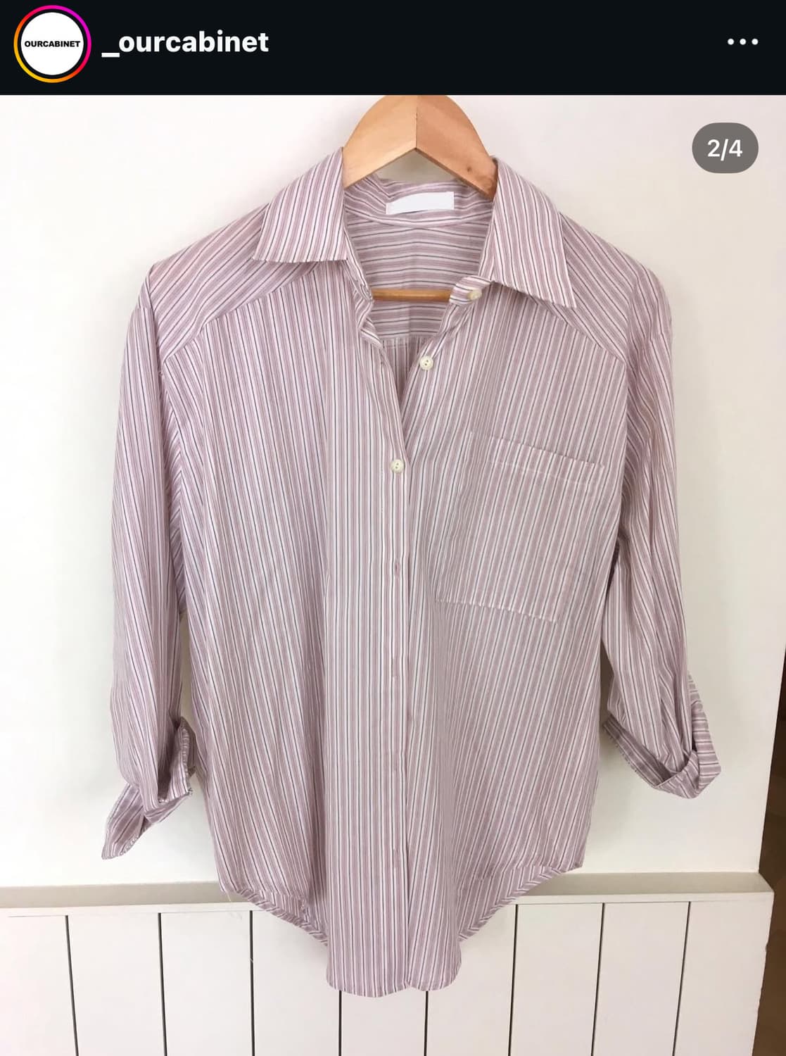 아워캐비넷 mix stripe shirts 상품이미지1