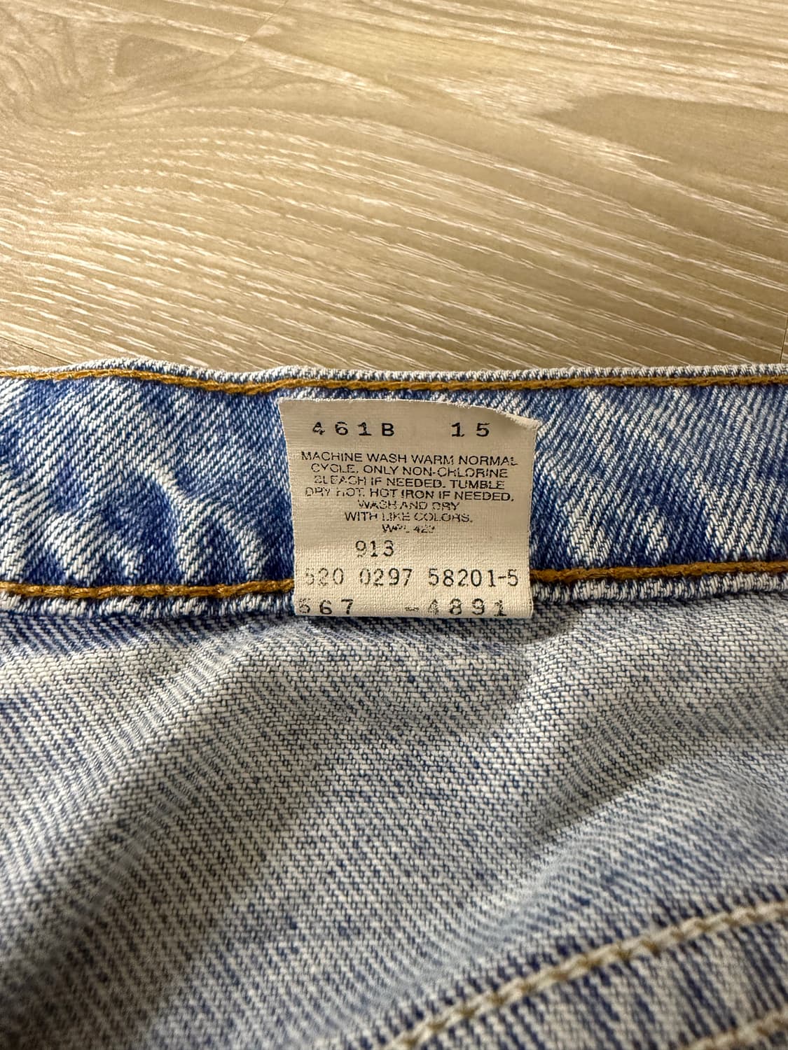 90s 빈티지 리바이스 567 usa made 상품이미지5