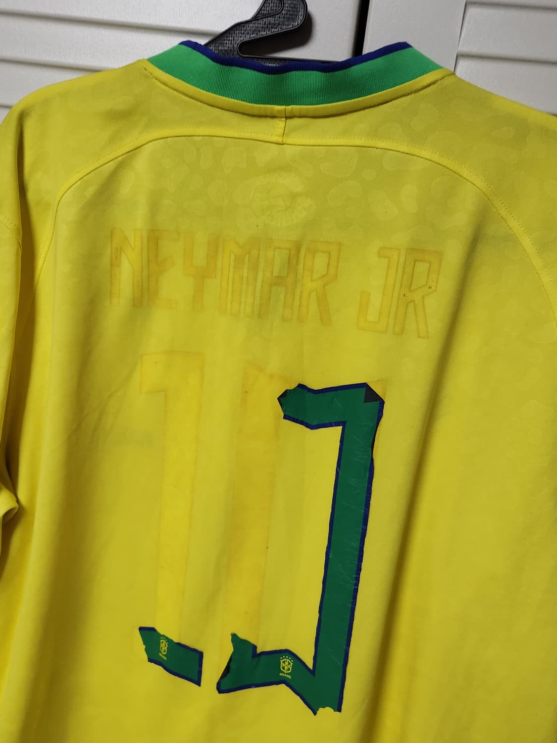 22-24 나이키 브라질 국대 트레이닝 유니폼 축구 반팔 상품이미지4