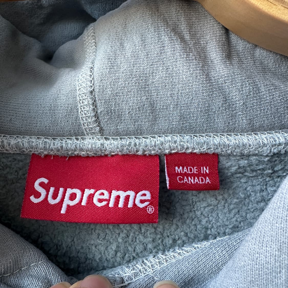 슈프림 리플렉티브 스몰 박스 로고 기모 후드 L 상품이미지7