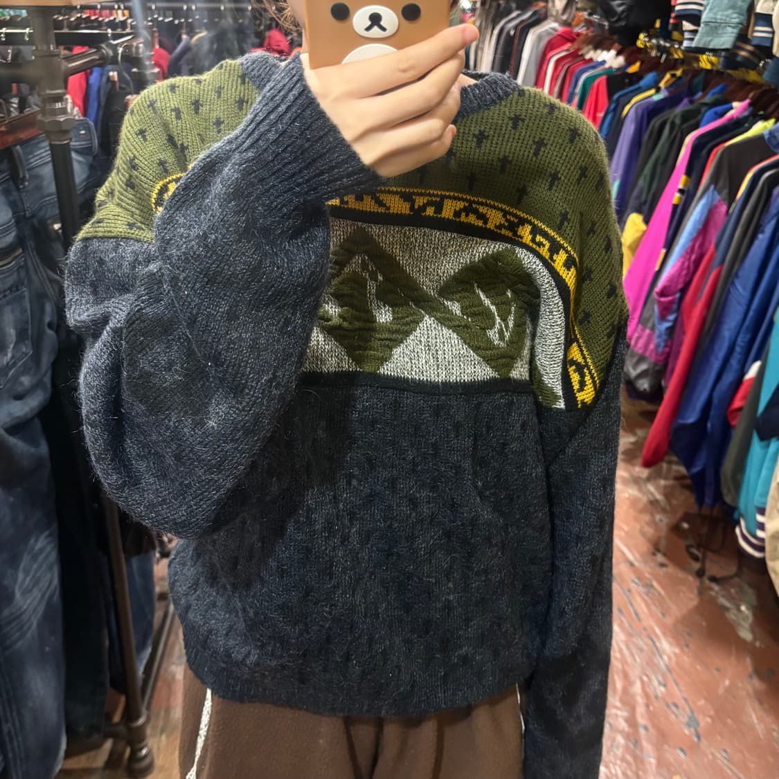 [Hi] 스웨터 아가일 패턴 니트 상품이미지2