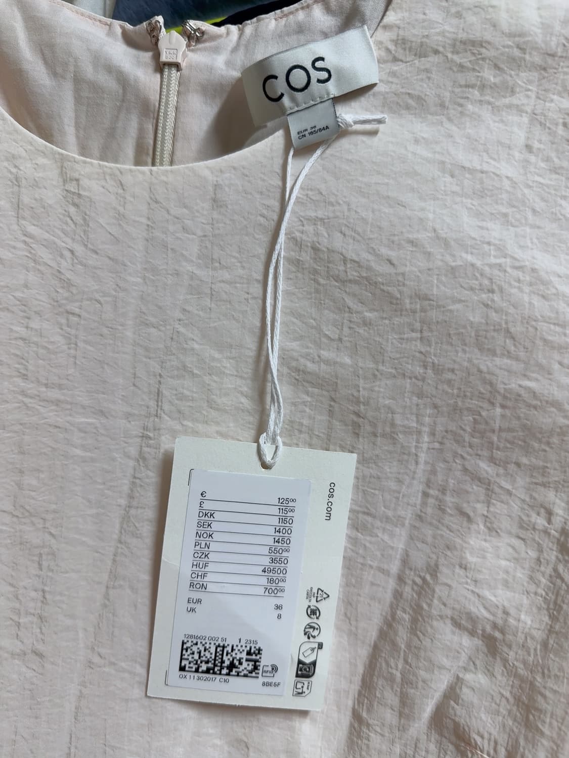 COS 슬리브리스 버블 헴 미디 드레스 32사이즈 새상품 상품이미지4