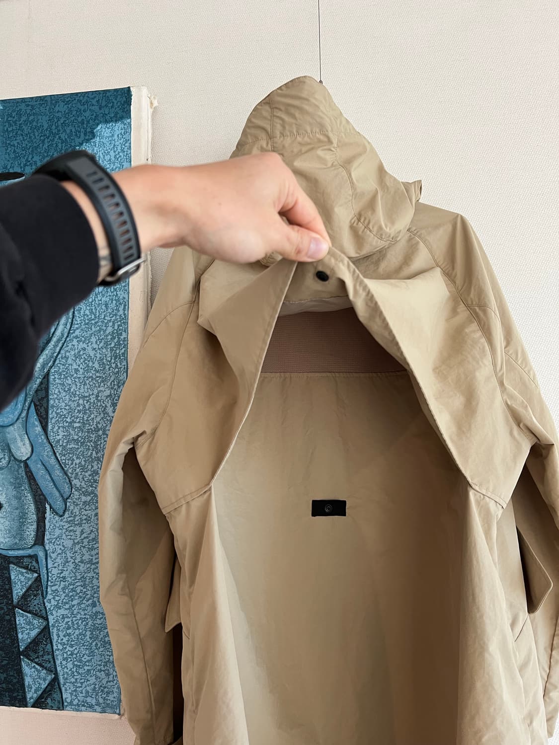 Goldwin 골드윈 필드 후디드 오버 코트 m 상품이미지6