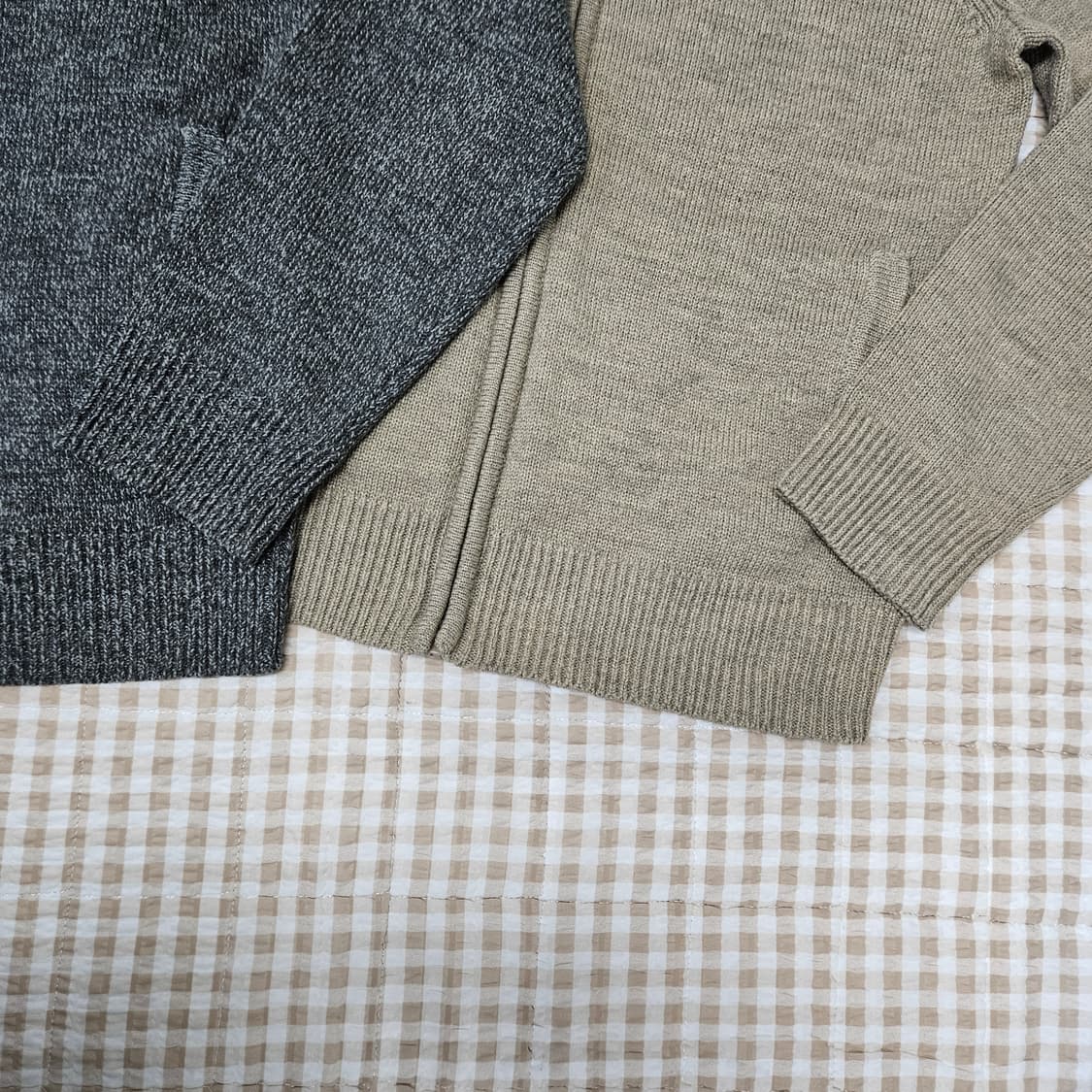 지오다노 니트 풀집업 가디건 남자100(2벌가격) 상품이미지5