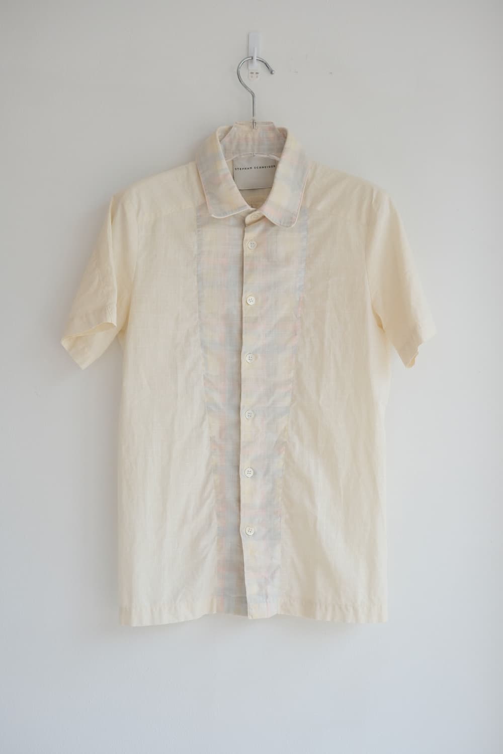 Hidden check linen shirt 상품이미지1