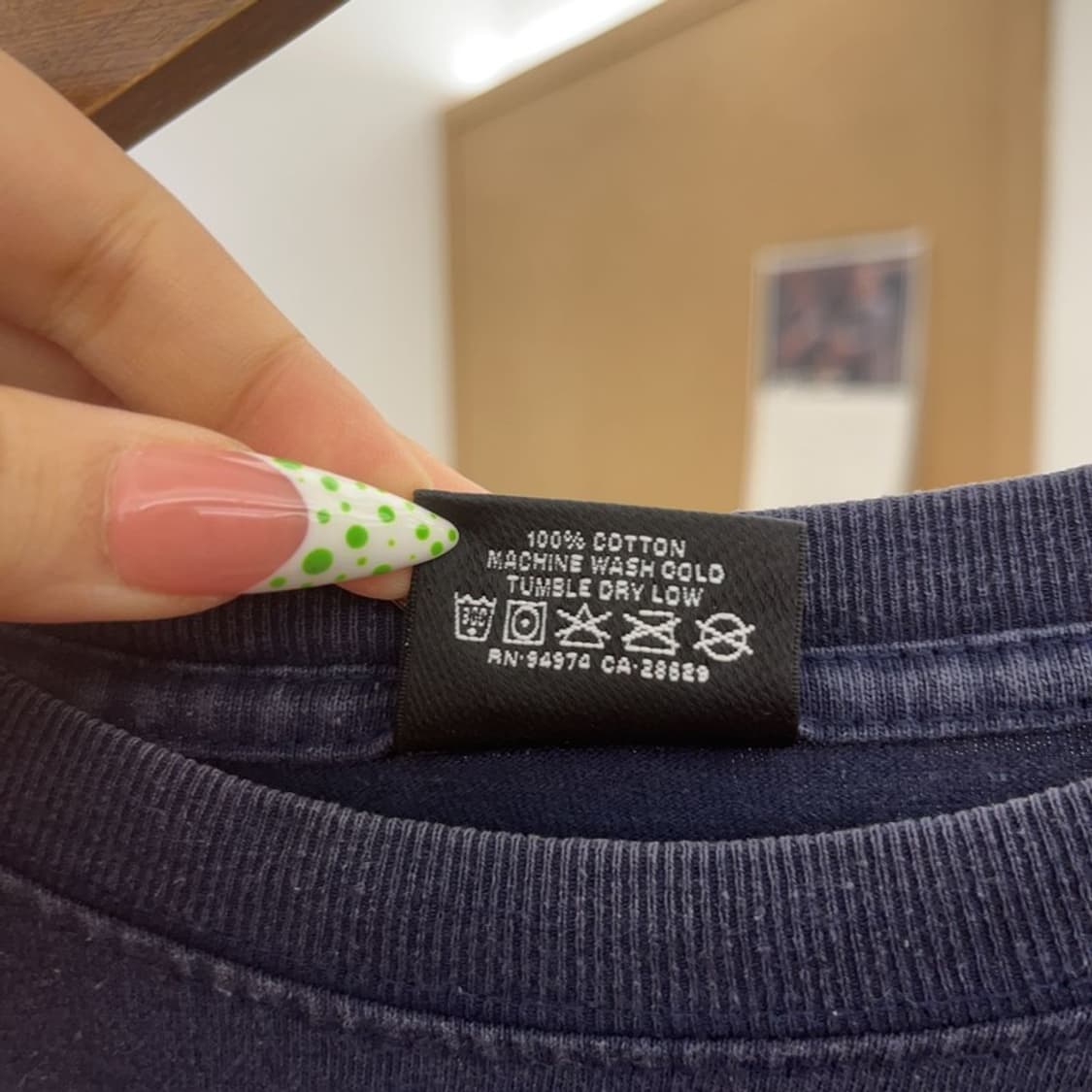 스투시 빈티지 스트릿힙합 백프린팅 롱슬리브 긴팔티 L C08907 상품이미지7