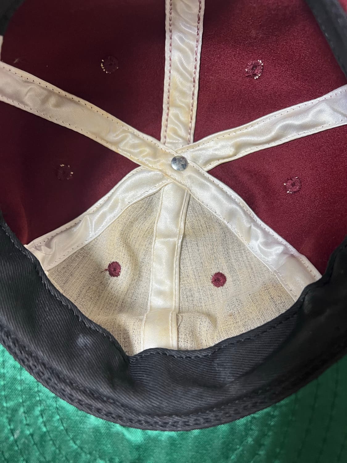 이벳필드 USA 버건디 울 볼캡 상품이미지3