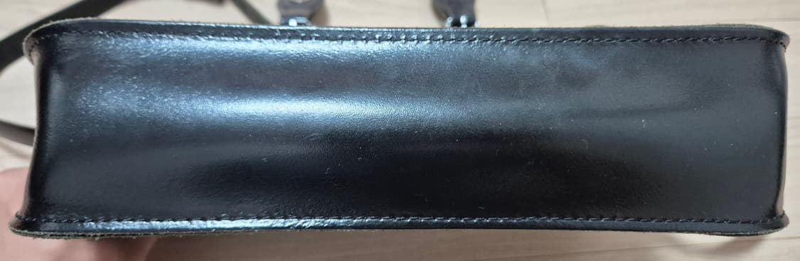 [The Leather Satchel] 더 레더 사첼백 블랙 상품이미지7