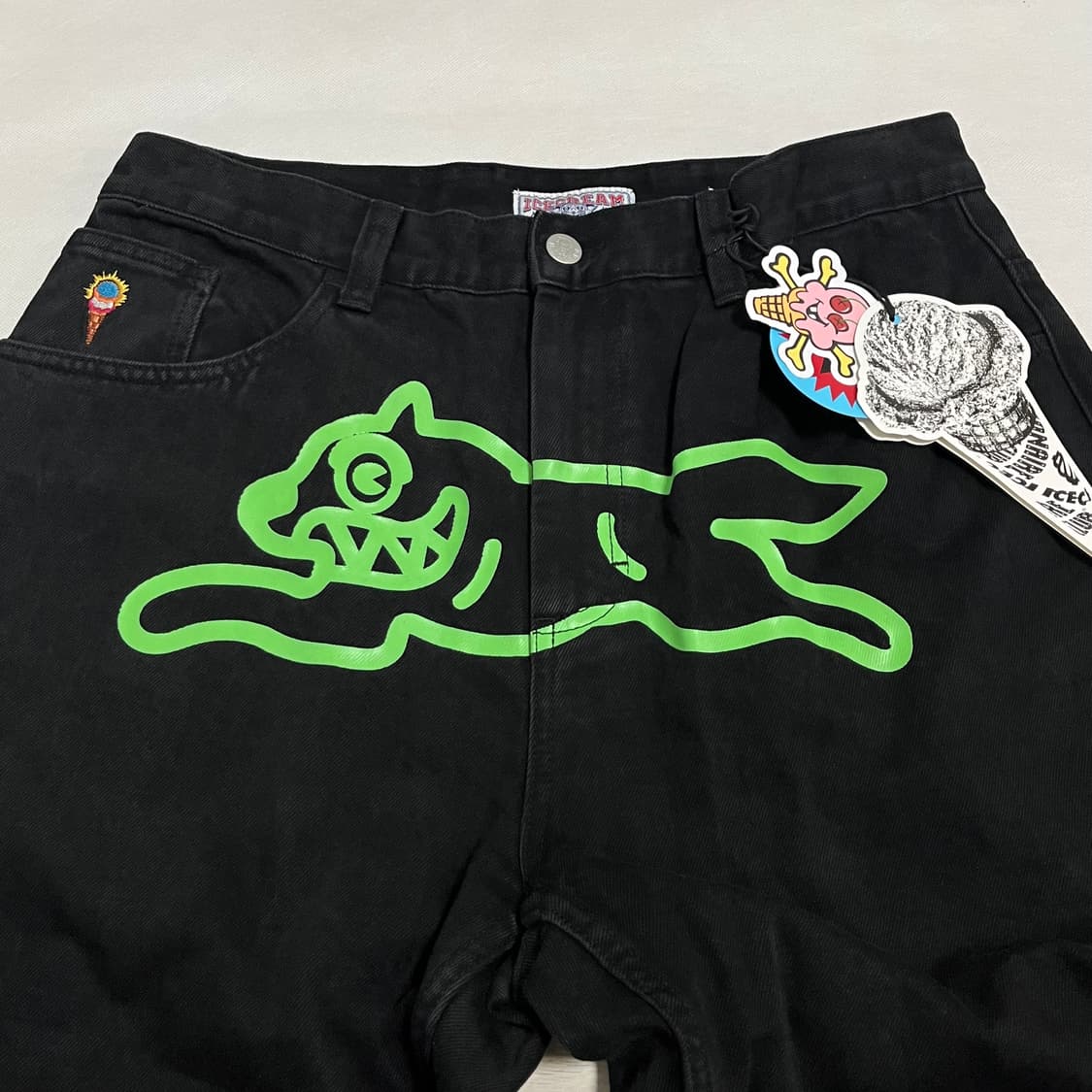 [30,32]빌리어네어 보이즈 클럽 25ss 러닝 도그 데님 팬츠 상품이미지1