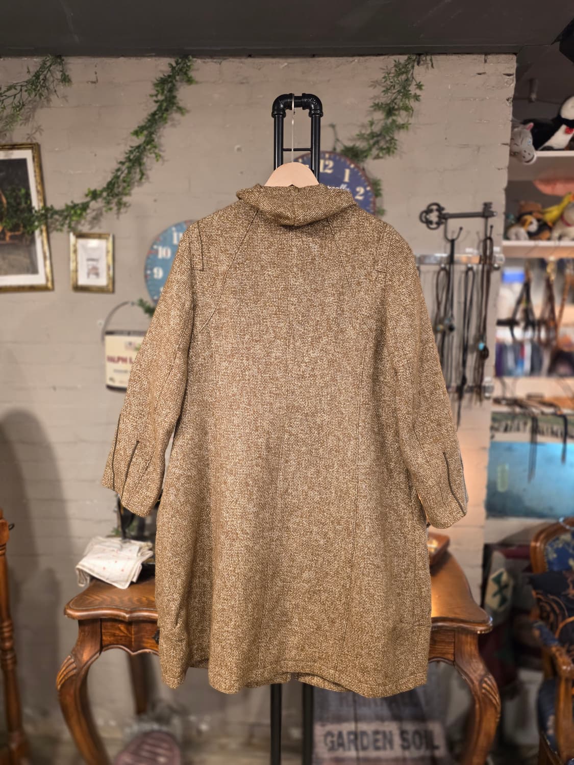 디테일 울 롱코트 (F594) 상품이미지6