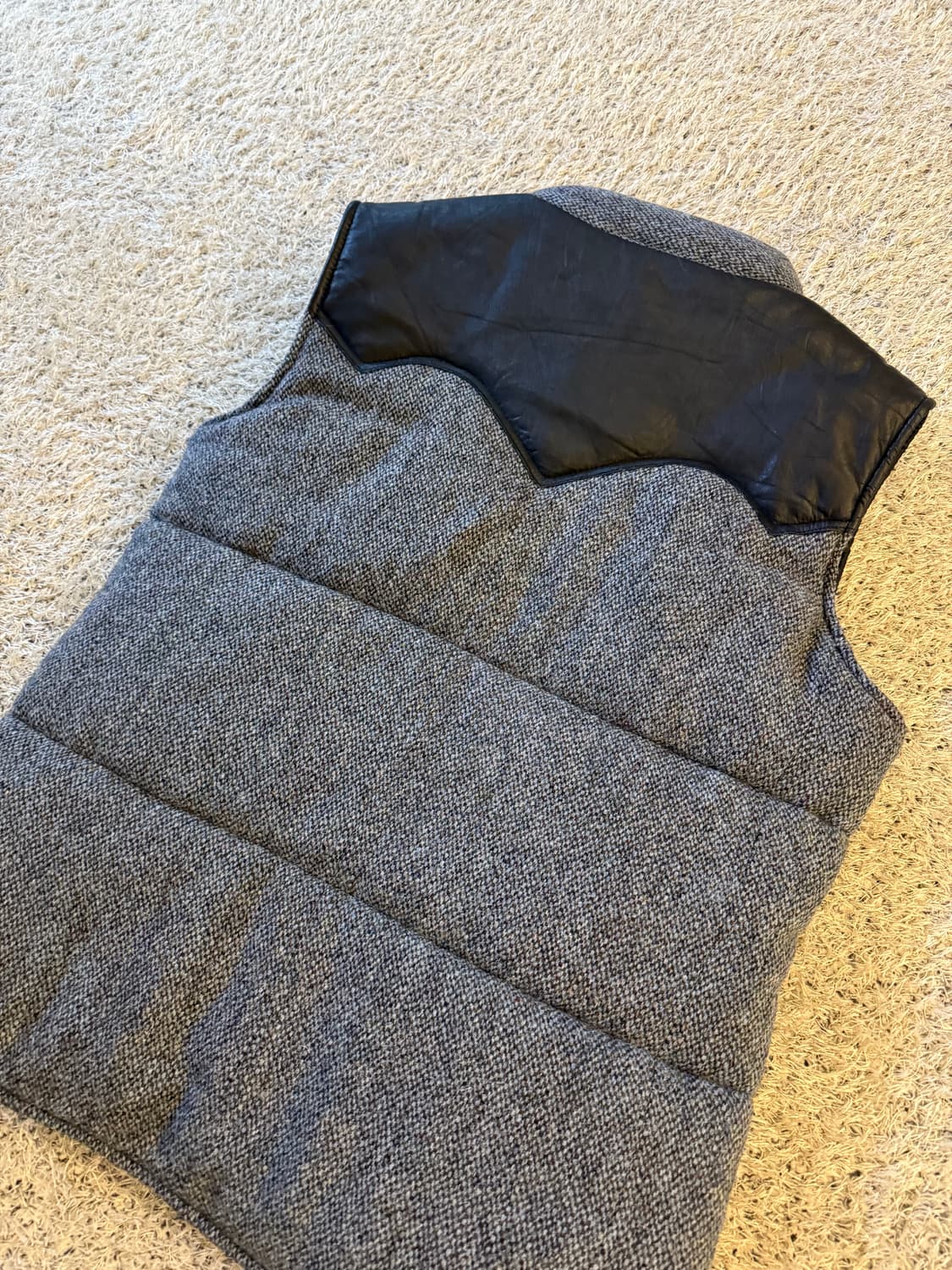 해리스트위드 패딩 베스트 상품이미지4