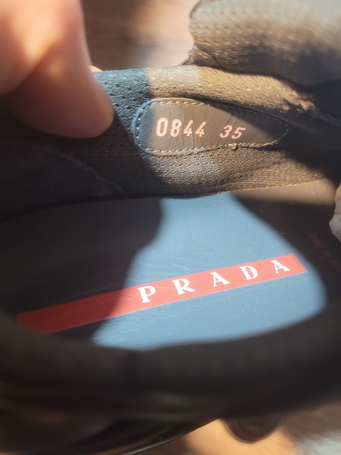 프라다 아카이브 스트랩 레더 로퍼 35 상품이미지4