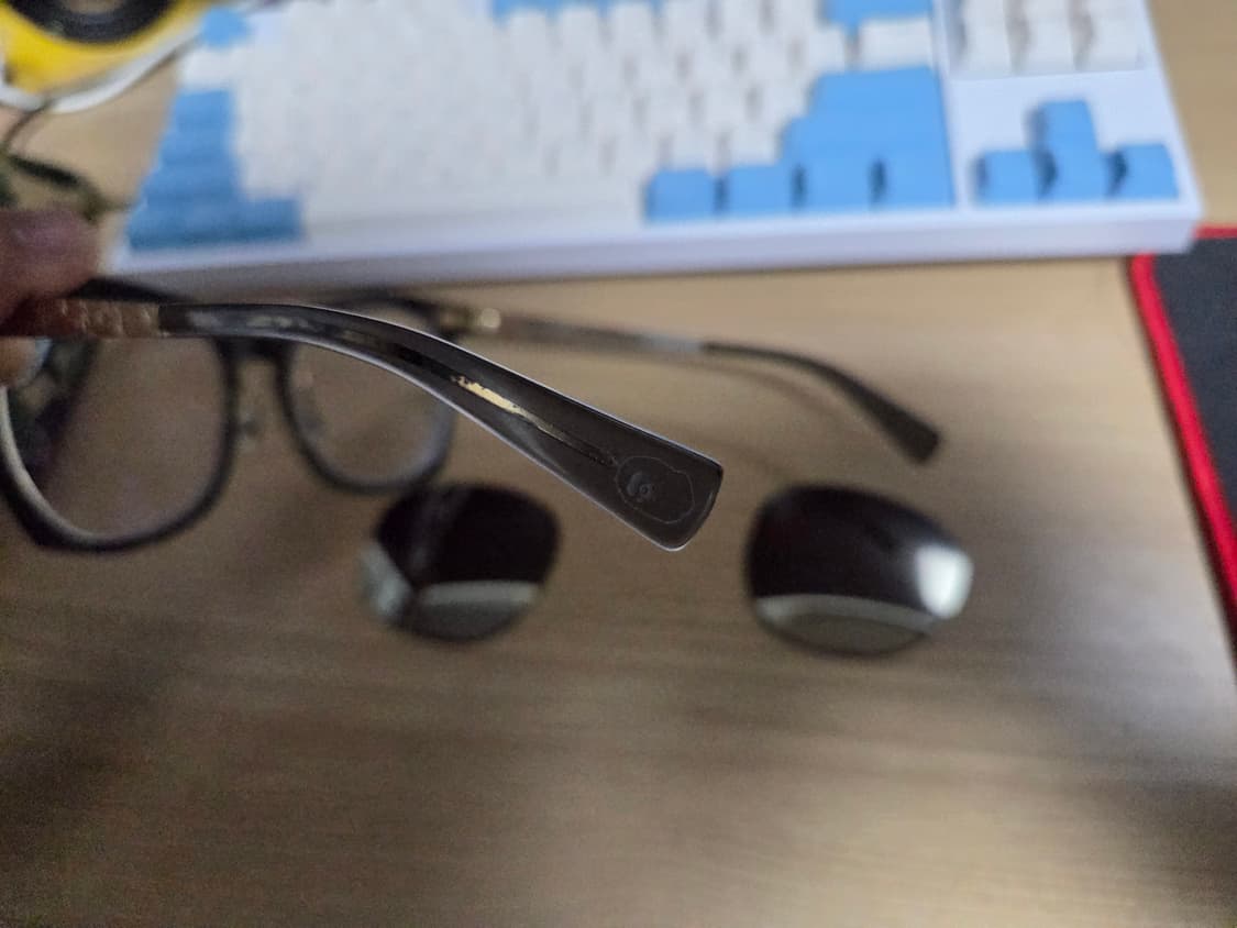 베이프 금장 선글라스 상품이미지5