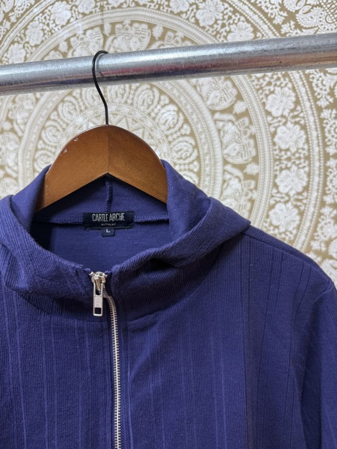CARTLE ARCHE 제페니즈 빈티지 퍼플 후드집업 상품이미지4