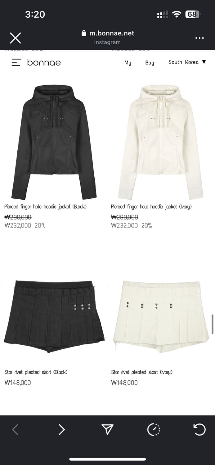 구함 bonnae 집업,스커트 상품이미지1