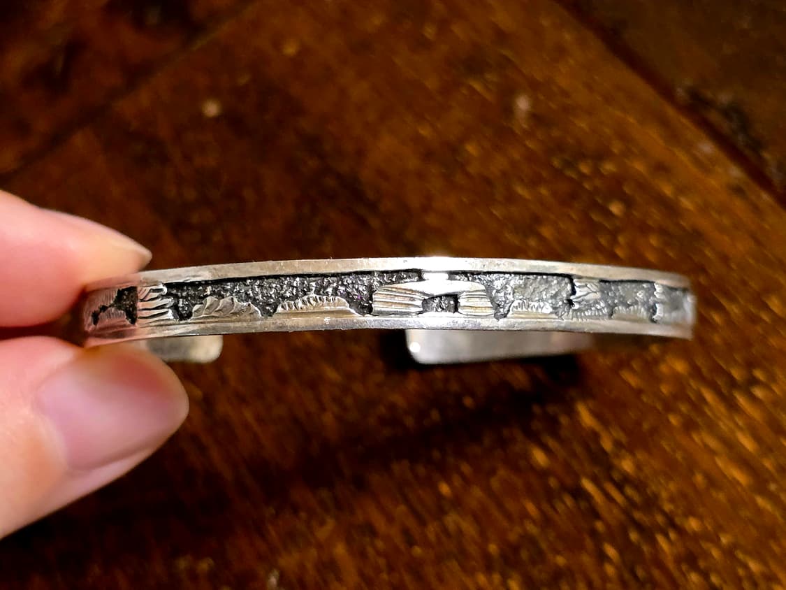 🇺🇸나바호 Elaine Becenti 스토리텔러 커프 뱅글 팔찌 상품이미지3