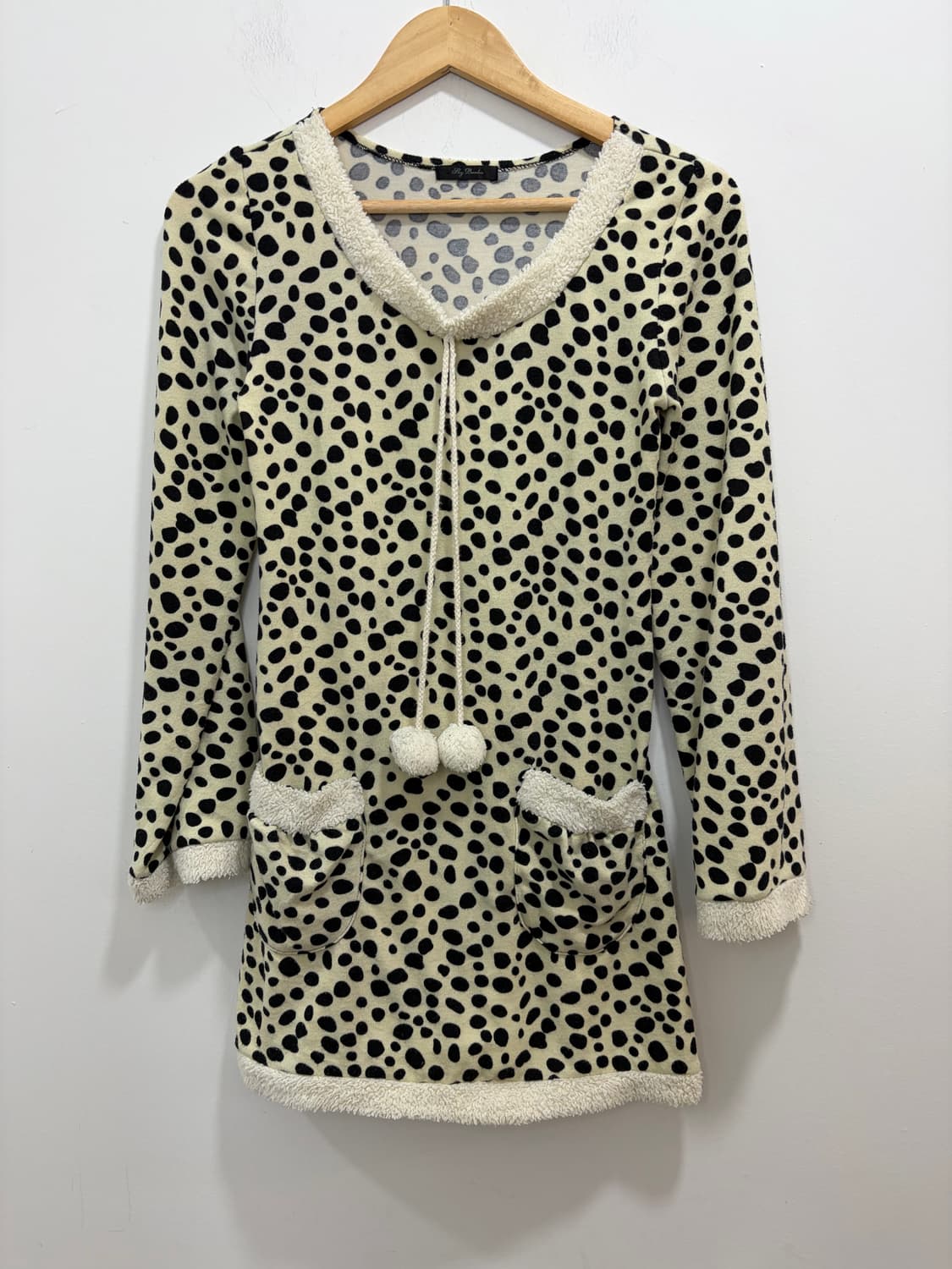 땡땡이 도트 폼폼이 갸루 원피스 상품이미지4