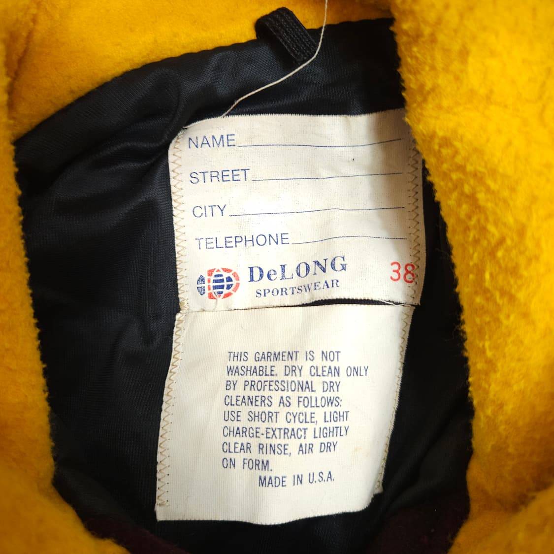 80s Delong 바시티 자켓 Made in USA 상품이미지7