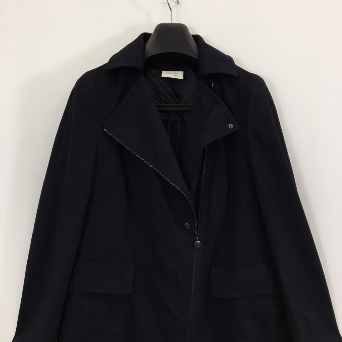 아크리스(국내판)명품 이태리 앙고라 모직집업코트 66 넉넉  상품이미지3