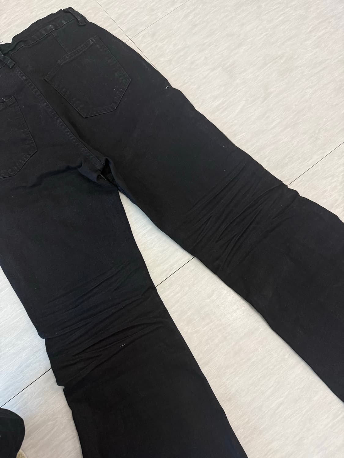 릭오웬스 스타일 레트로 플레어진 상품이미지7