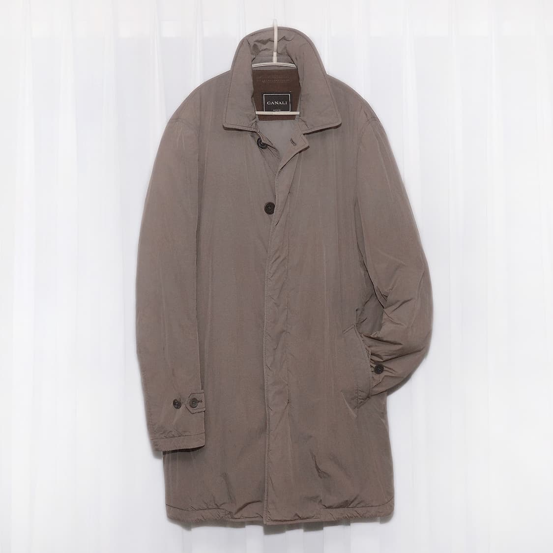 까날리 이태리 테크쉘 구스다운 클래식 패딩 코트 (50 / 100+) 상품이미지1