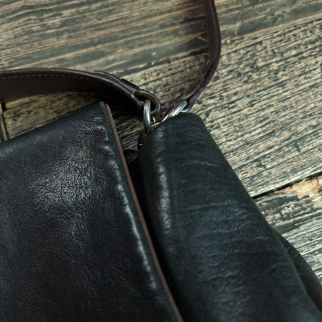 [랑방] 빈티지 레더 투웨이 크로스 토트백 P01603 상품이미지6