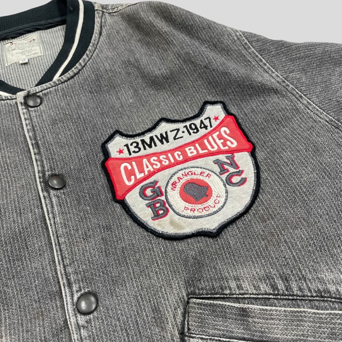 90s 랭글러 데님 바시티 자켓 상품이미지7