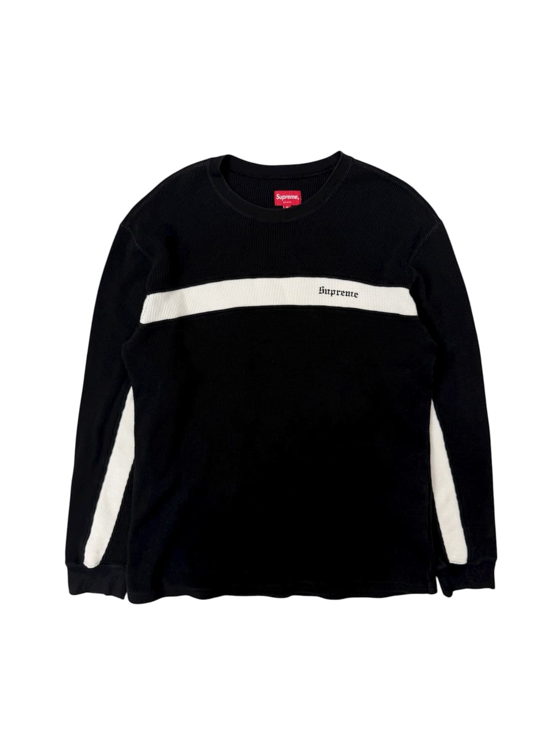 슈프림 패널 스트라이프 와플 롱슬리브 상품이미지1