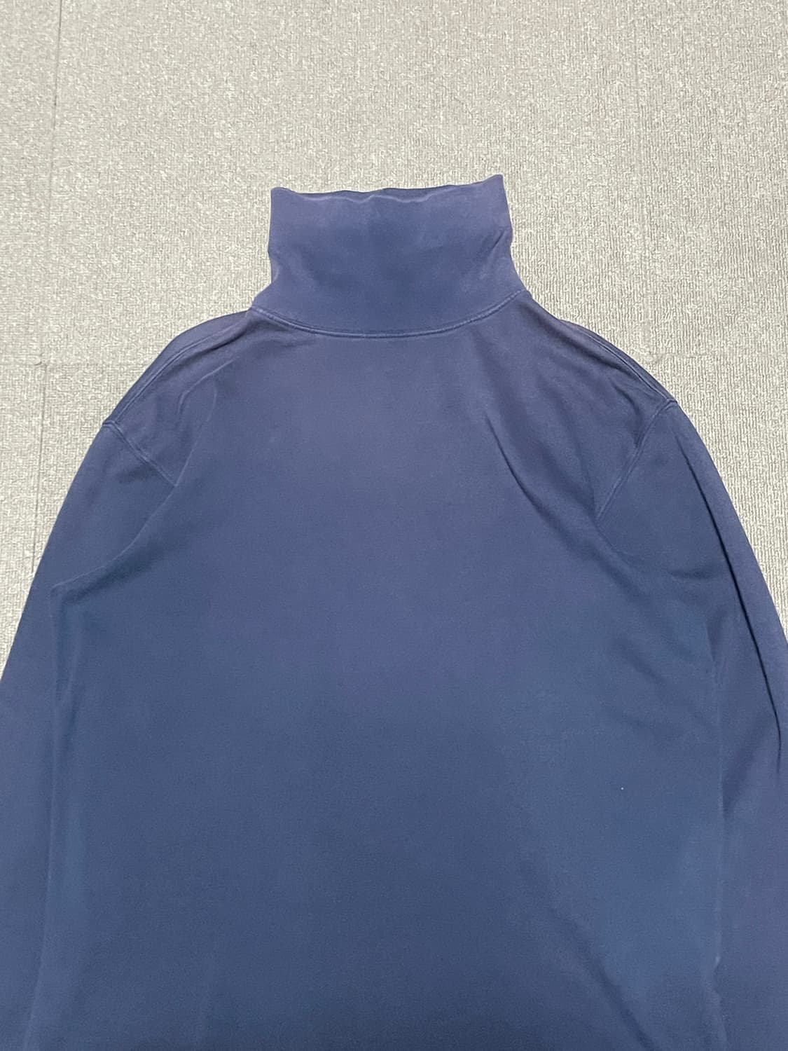 L.L.Bean 네이비 목폴라 긴팔티셔츠  J02592 상품이미지8