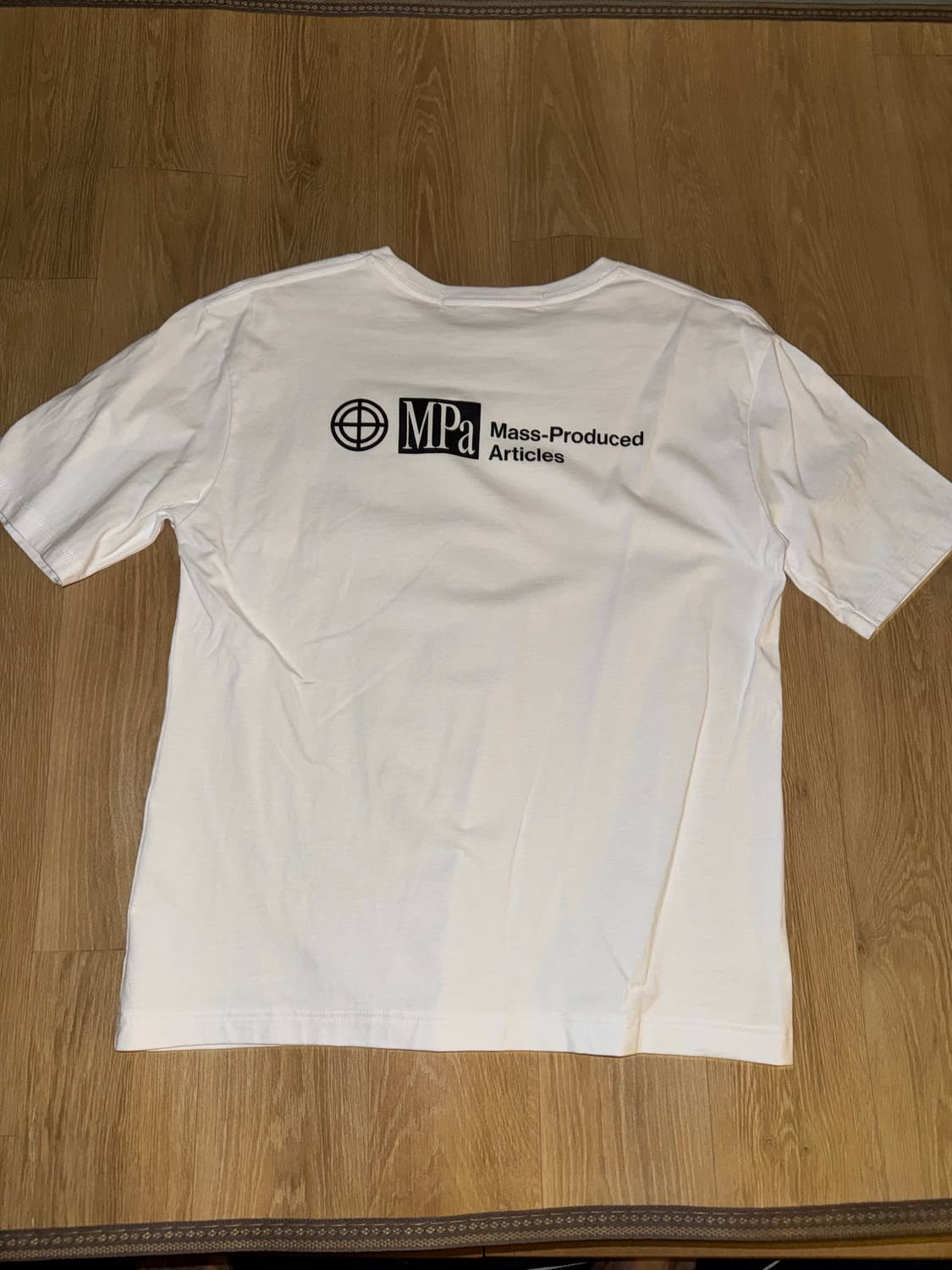 플라스틱프로덕트 MPa 티셔츠 (WHITE) 수선함. 상품이미지1