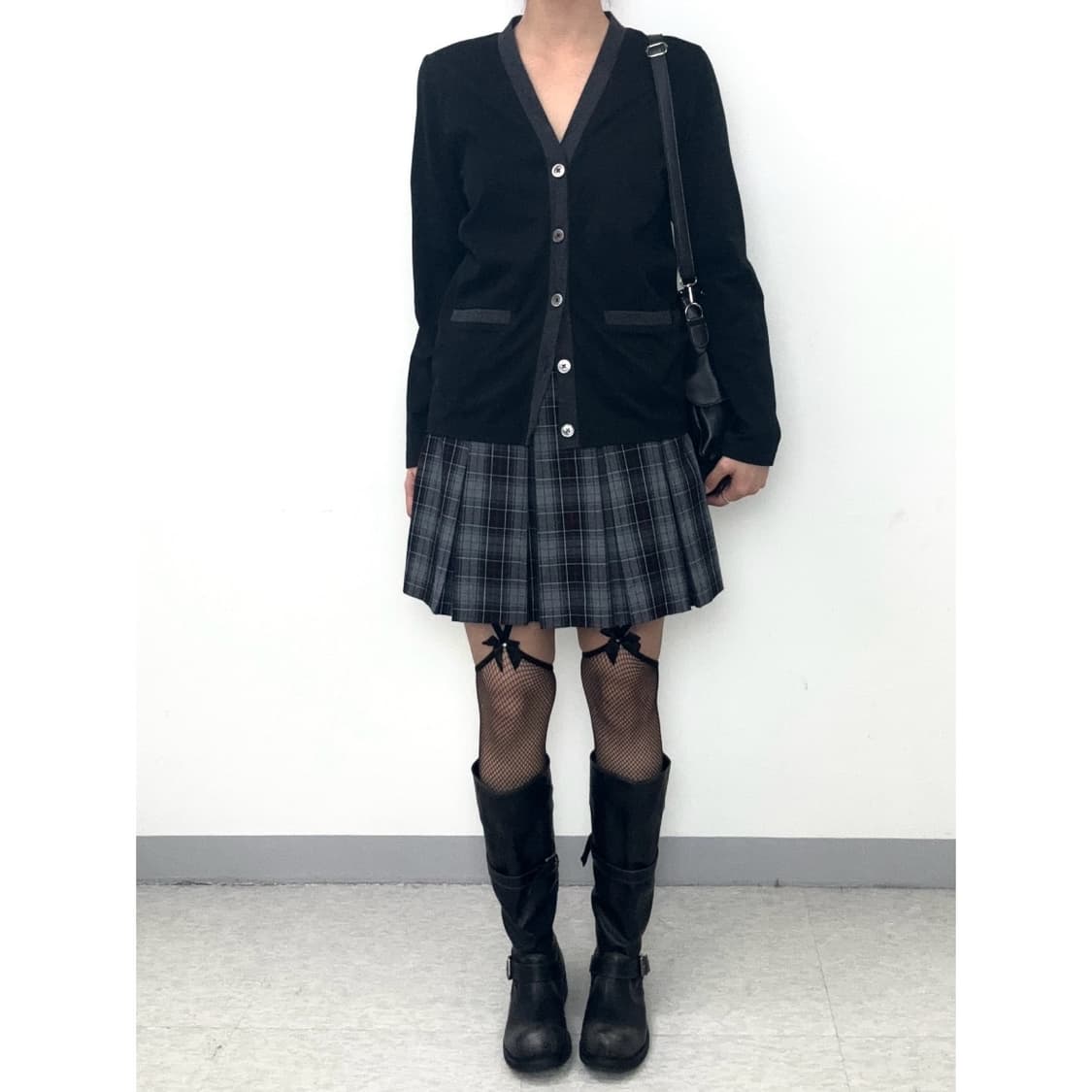 빈티지 블랙 가디건 상품이미지2