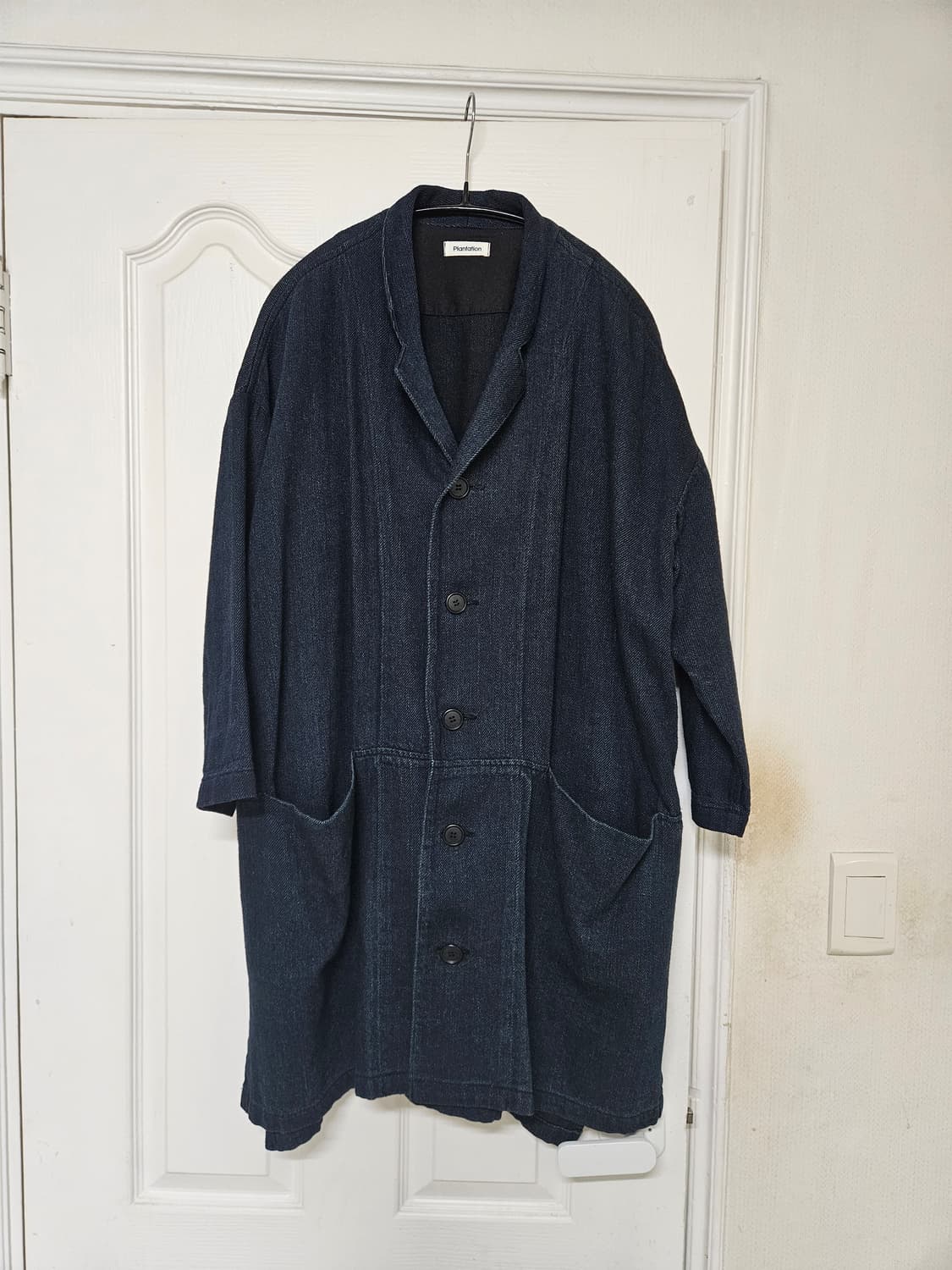 ISSEY MIYAKE 이세이미야케 플랜테이션 인디고 다이 데님 코트 상품이미지1