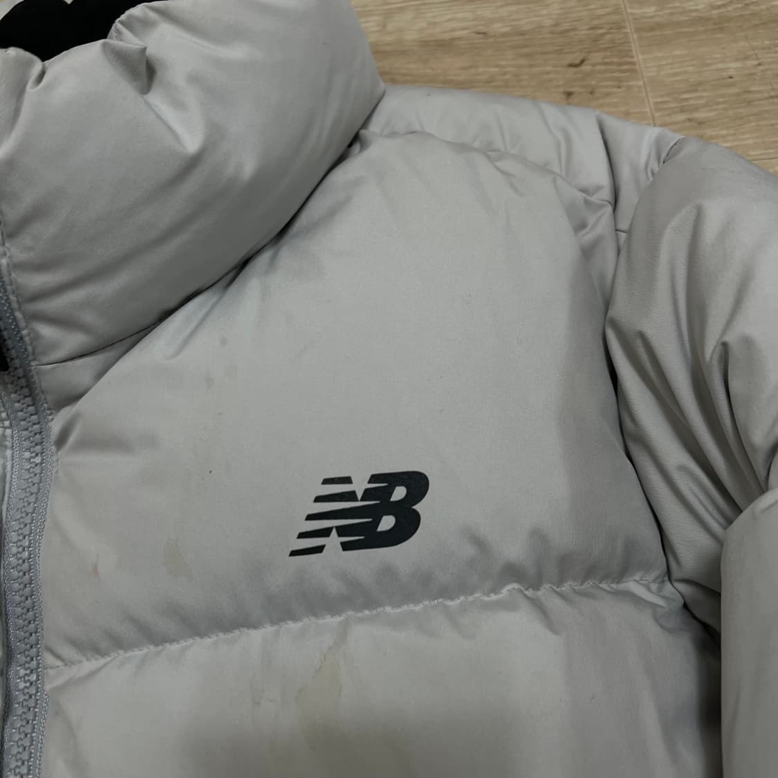 뉴발란스 구스다운 스탠드넥 푸퍼 패딩 점퍼 [그레이] S/90 상품이미지4