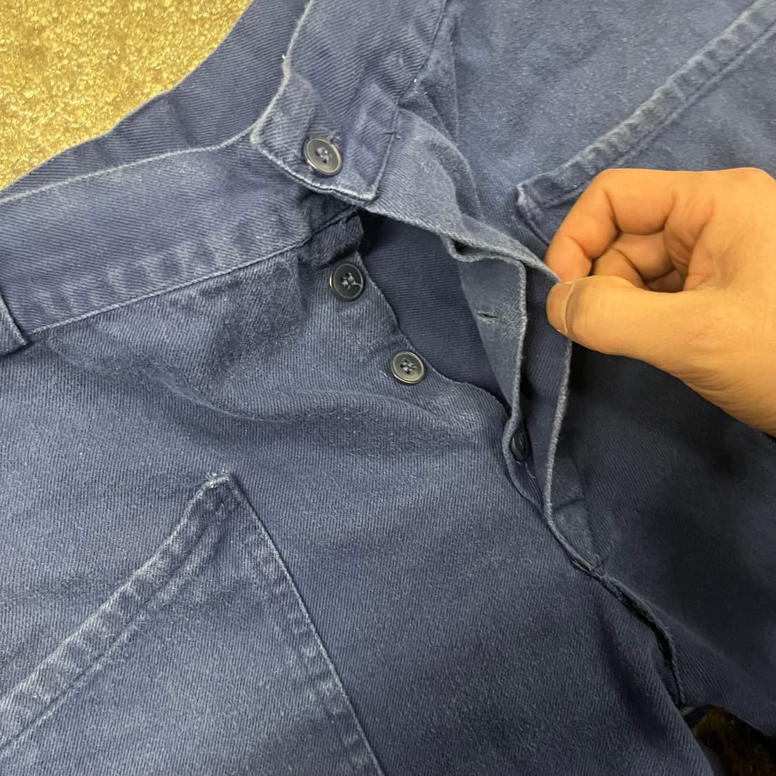 빈티지 프렌치 워크 팬츠 (34“) 상품이미지7