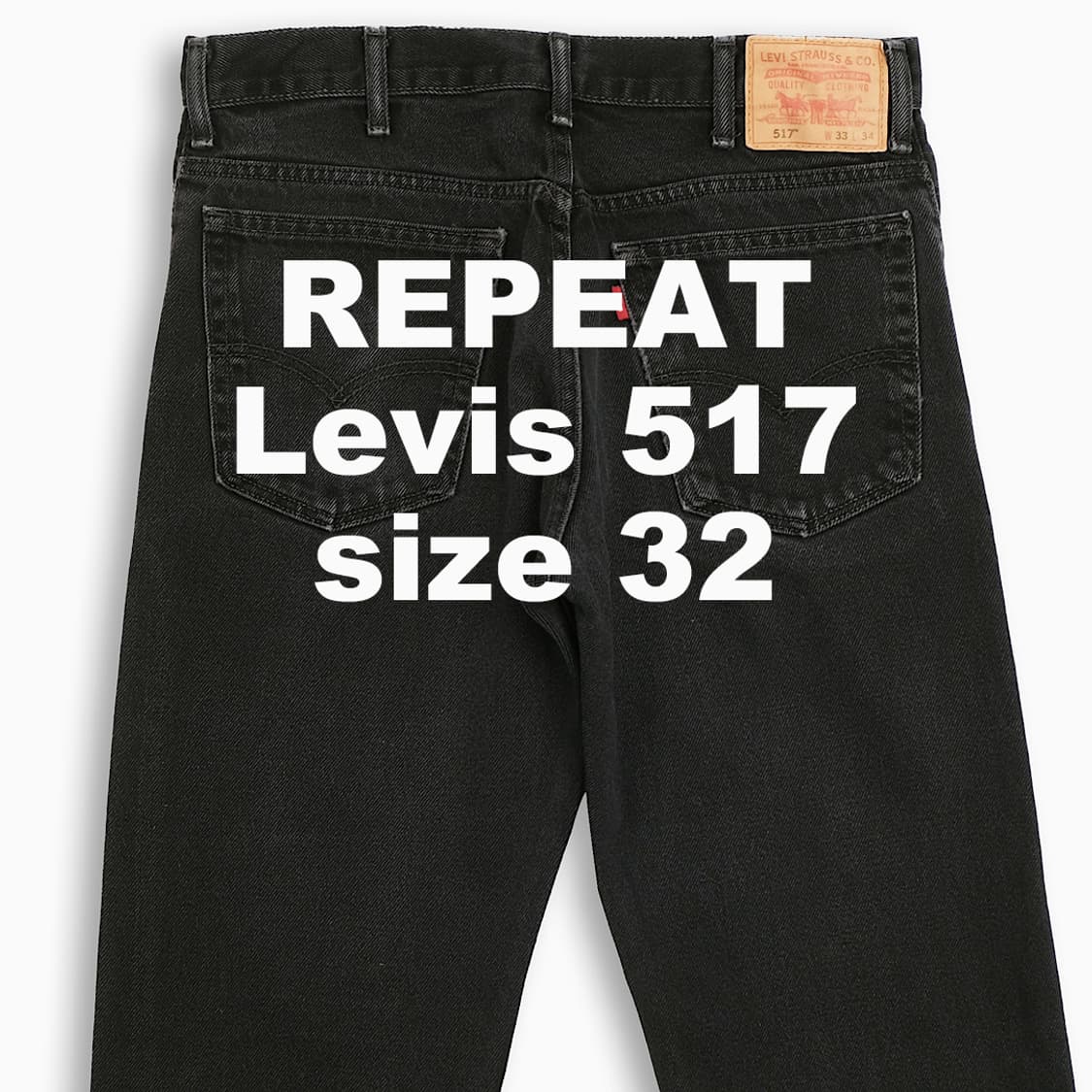 빈티지 리바이스 517 흑청 32 인치 LV5173374 상품이미지1