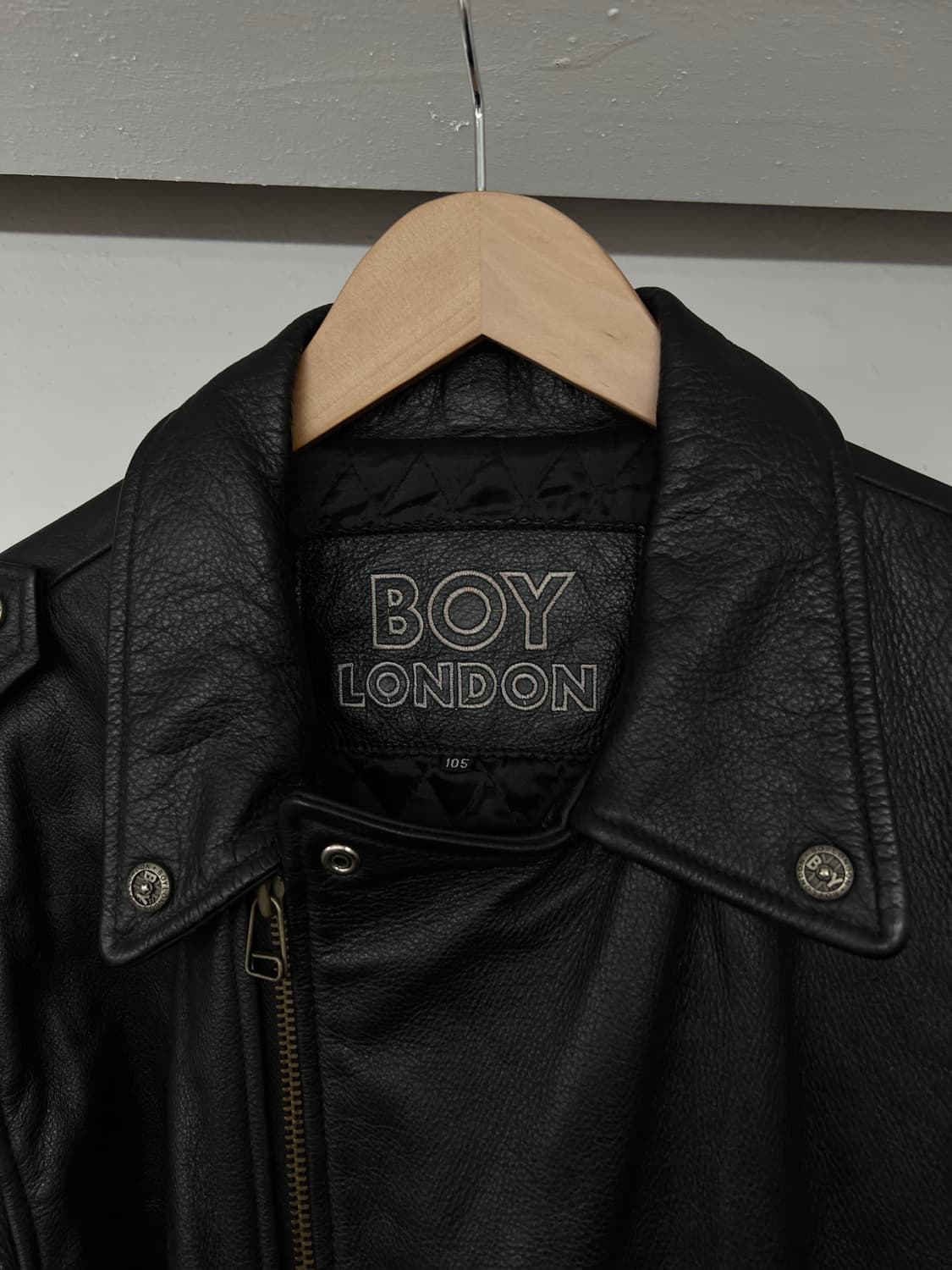 90s 보이런던 사선 라이더 자켓 상품이미지3